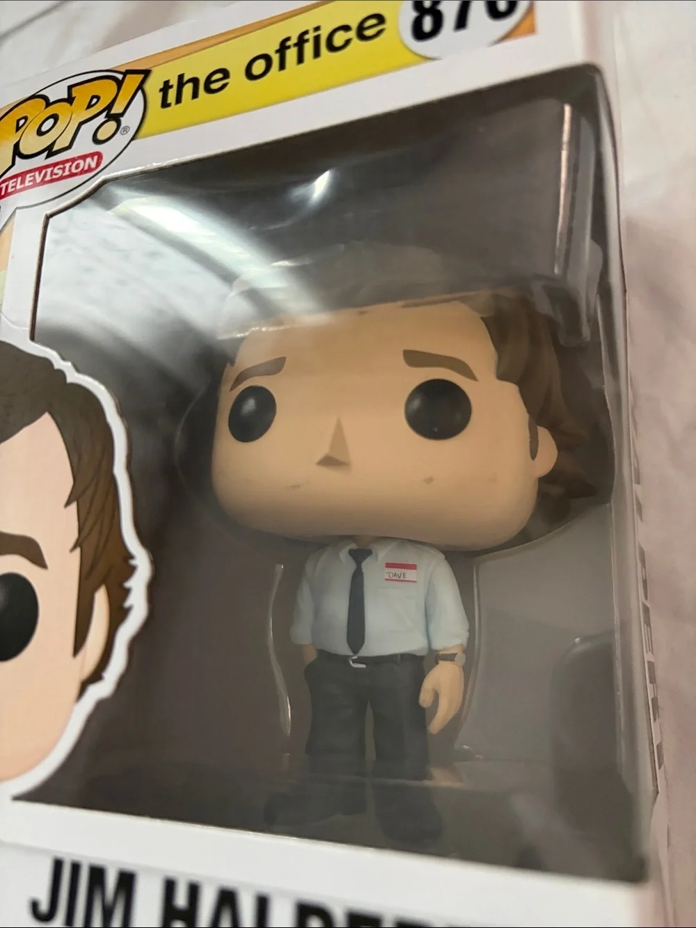 Funko Jim Halpert Pop! Figure - White Shirt, Blue Tie